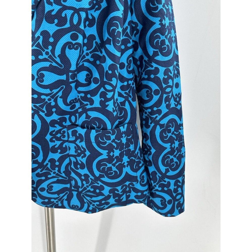 Talbots 16WP, 16W Petites Blue Patterned Women’s … - image 4
